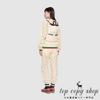 グッチ バッグ スーパーコピー GG GUCCI プリント スモール ドローストリング バックパック 523586 0GCBT 8821