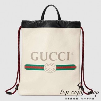 グッチ バッグ スーパーコピー GG GUCCI プリント スモール ドローストリング バックパック 523586 0GCBT 8821