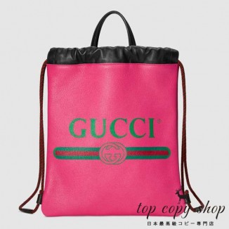 グッチ バッグ スーパーコピー GG GUCCI プリント スモール ドローストリング バックパック523586 0GCBT 8841