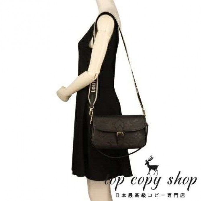 ルイヴィトン スーパーコピー ショルダーバッグ レディース モノグラム アンプラント ディアヌ ブラック LOUIS VUITTON M46386 ノワール