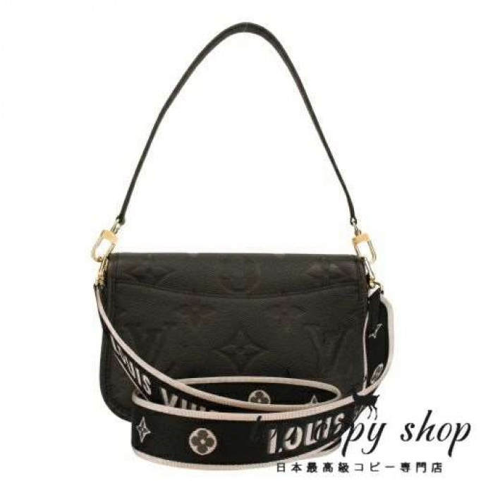 ルイヴィトン スーパーコピー ショルダーバッグ レディース モノグラム アンプラント ディアヌ ブラック LOUIS VUITTON M46386 ノワール