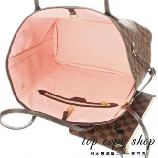 ルイヴィトン スーパーコピー トートバッグ ネヴァーフルMM ダミエ LOUIS VUITTON N41603 ローズバレリーヌ