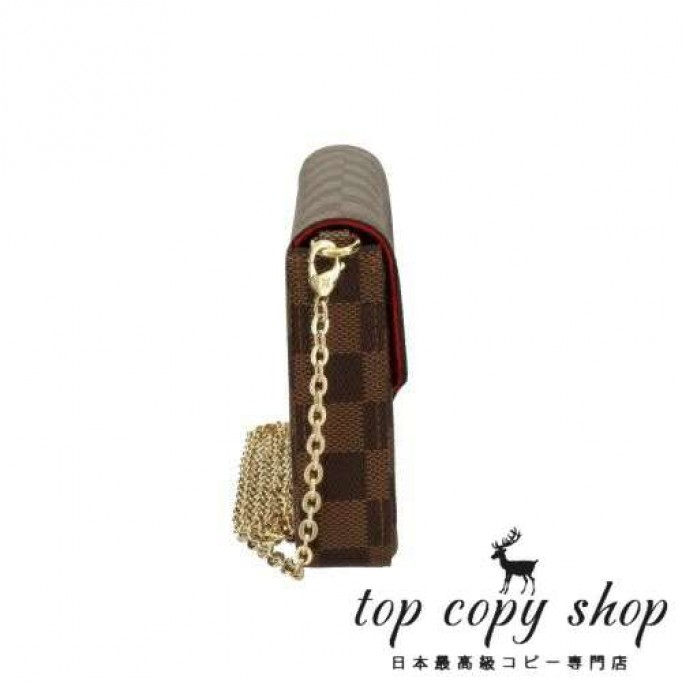 ルイヴィトン スーパーコピー ショルダーバッグ レディース ダミエ ポシェット フェリシー ブラウン LOUIS VUITTON N40492