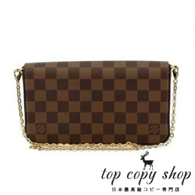 ルイヴィトン スーパーコピー ショルダーバッグ レディース ダミエ ポシェット フェリシー ブラウン LOUIS VUITTON N40492