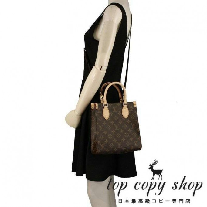 ルイヴィトン スーパーコピー LOUIS VUITTON ショルダーバッグ モノグラム サックプラ BB ブラウン M46265
