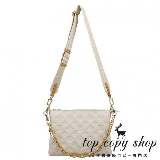 ルイヴィトン スーパーコピー LOUIS VUITTON ショルダーバッグ モノグラム クッサン PM クレーム M57793
