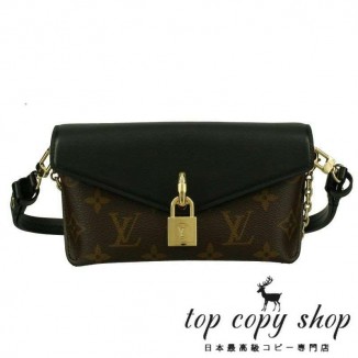 ルイヴィトン スーパーコピー LOUIS VUITTON ショルダーバッグ パドロック オンストラップ ノワール M80559