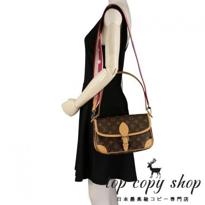 ルイヴィトン スーパーコピー LOUIS VUITTON ショルダーバッグ モノグラム ディアヌ NM PM ブラウン M45985