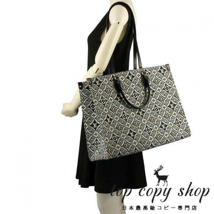 ルイヴィトン スーパーコピー LOUIS VUITTON トートバッグ SINCE 1854 オンザゴー GM グレー M57207