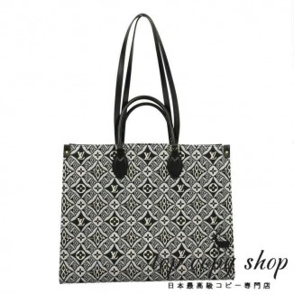 ルイヴィトン スーパーコピー LOUIS VUITTON トートバッグ SINCE 1854 オンザゴー GM グレー M57207