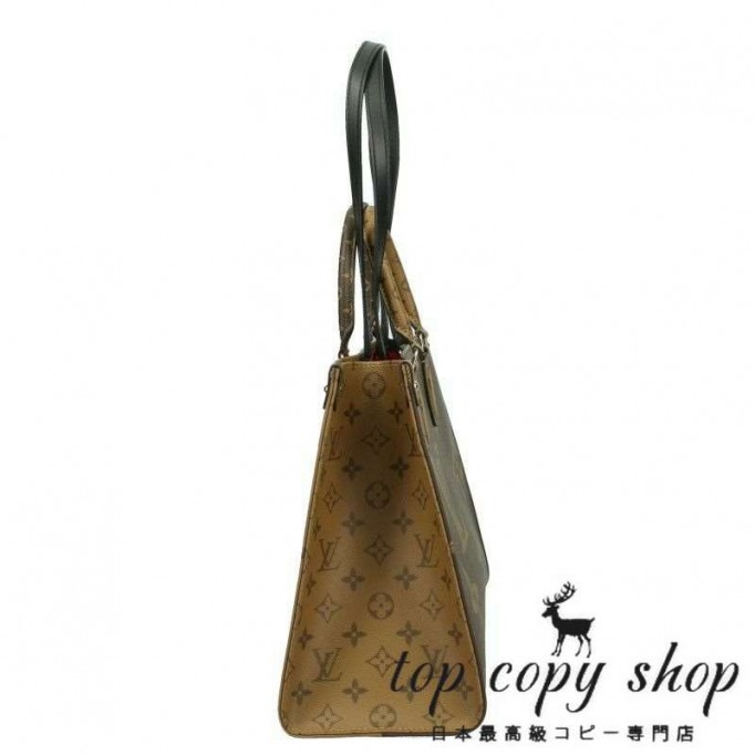 ルイヴィトン スーパーコピー LOUIS VUITTON トートバッグ オンザゴーＭＭ ブラウン M45321