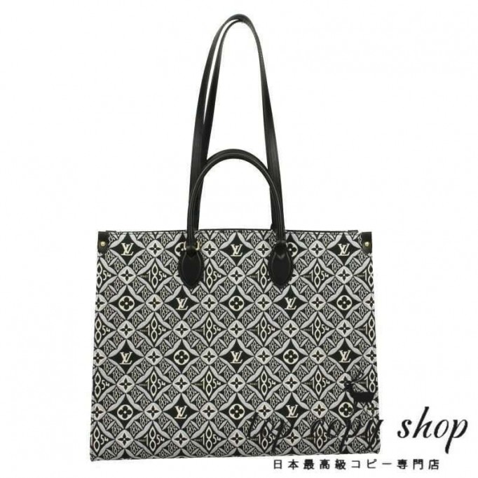ルイヴィトン スーパーコピー LOUIS VUITTON トートバッグ SINCE 1854 オンザゴー GM グレー M57207