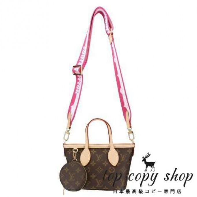 ルイヴィトン スーパーコピー ショルダーバッグ ネヴァーフルBB モノグラム LOUIS VUITTON M46786 ローズペオニー