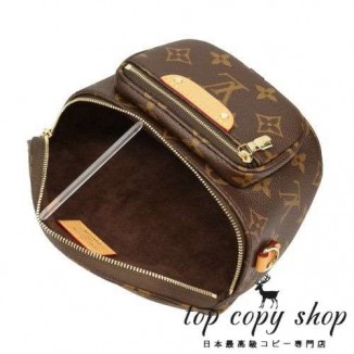 ルイヴィトン スーパーコピー ショルダーバッグ モノグラム ミニバムバッグ ブラウン LOUIS VUITTON M82335