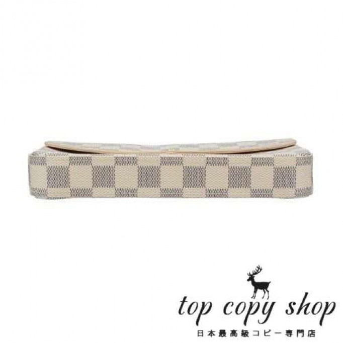 ルイヴィトン スーパーコピー ショルダーバッグ ダミエ アズール ポシェット フェリシー ホワイト LOUIS VUITTON N40491