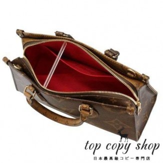 ルイヴィトン スーパーコピー ハンドバッグ モノグラム オンザゴー EW ブラウン LOUIS VUITTON M46653