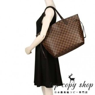 ルイヴィトン スーパーコピー トートバッグ レディース ダミエ ネヴァーフル MM ブラウン LOUIS VUITTON N40599 スリーズ