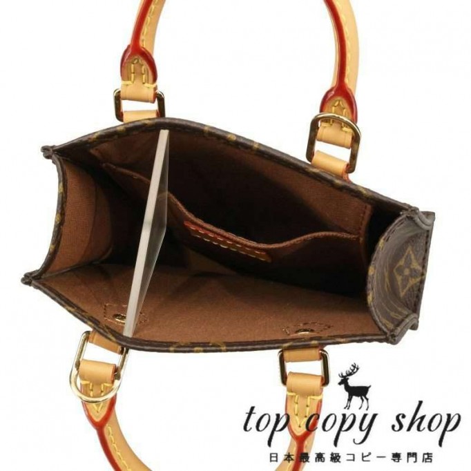 ルイヴィトン スーパーコピー LOUIS VUITTON ショルダーバッグ モノグラム プティット サックプラ ブラウン M81295