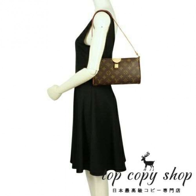 ルイヴィトン スーパーコピー ショルダーバッグ モノグラム ポシェット ティレット MINI ブラウン LOUIS VUITTON M47123