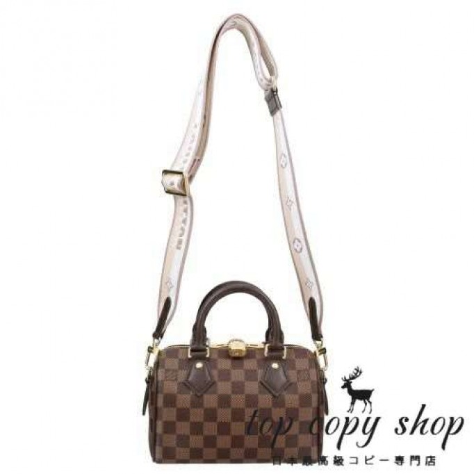 ルイヴィトン スーパーコピー ハンドバッグ レディース スピーディ バンドリエール 20 ダミエ LOUIS VUITTON N40489
