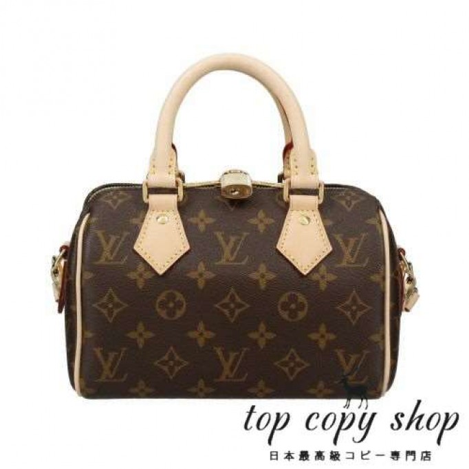 ルイヴィトン スーパーコピー ハンドバッグ レディース モノグラム スピーディ バンドリエール 20 ブラウン LOUIS VUITTON M46234 ノワール
