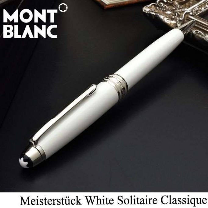 MONTBLANC モンブラン ボールペン マイスターシュテュック ホワイトソリテール クラシック 23262 U111939