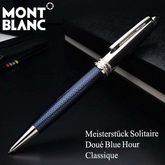 MONTBLANC モンブラン ボールペン マイスターシュテュック ソリテール ドゥエ ブルーアワー クラシック 112895